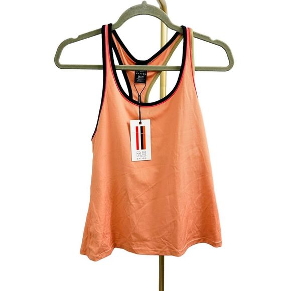 NWT PE Nation Orange Black Trim Athletic Sleeveless Tank Size 2XL - Picture 1 of 10